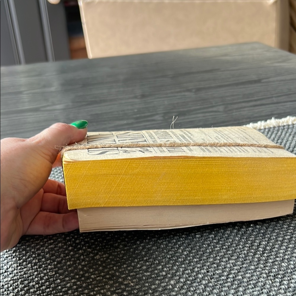 Rustic Farmhouse Lets get Toasty book stack - Picture 3 of 4